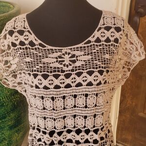 Crochet pullover top size med